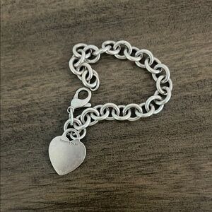 Tiffany & Co Silver Heart Bracelet